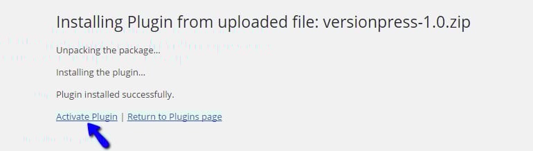 Activate the new Plugin in WordPress - FastComet
