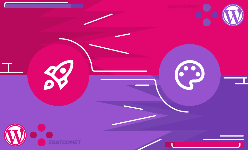 FastComet Balancing Design and Performance in WordPress Cover