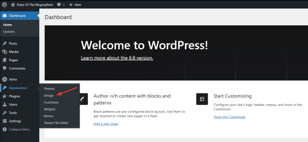 FastComet WordPress 6.8 Classic Style Book